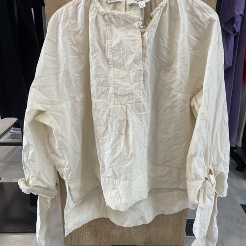 Mango cotton shirt beige, like new, size S