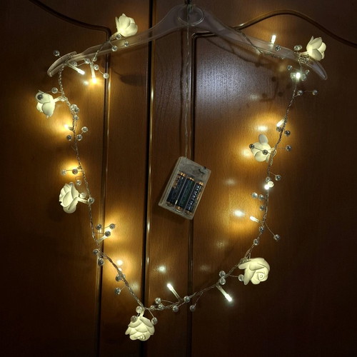 Battery-Powered String Lights Warm White