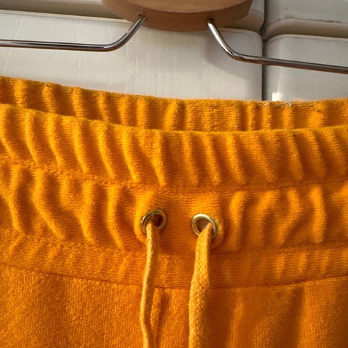 Orange Lak terry tracksuit by Lakis Gavalas