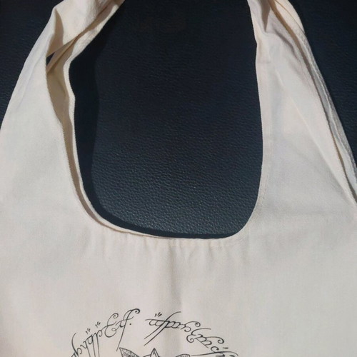 Lord of the rings tote bag new, beige, shoulder 43x32