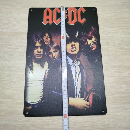 AC|DC Aluminum Sign new with Highway to Hell cover