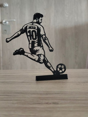 Leo Messi 3D Printed Decorative Stand new
