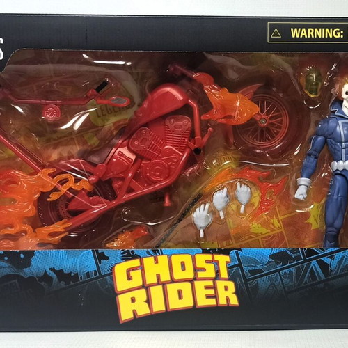 Hasbro Marvel Legends Ghost Rider Johnny Blaze & Motorcycle Set new
