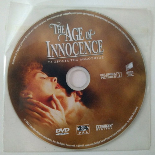 The Age of Innocence book and DVD new