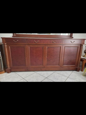 Solid wood buffet table