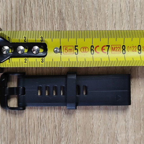 Garmin Quickfit 20 black silicone replacement strap used