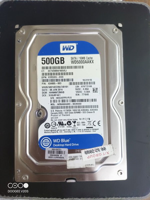 Western Digital Blue 500GB hard drive like new
