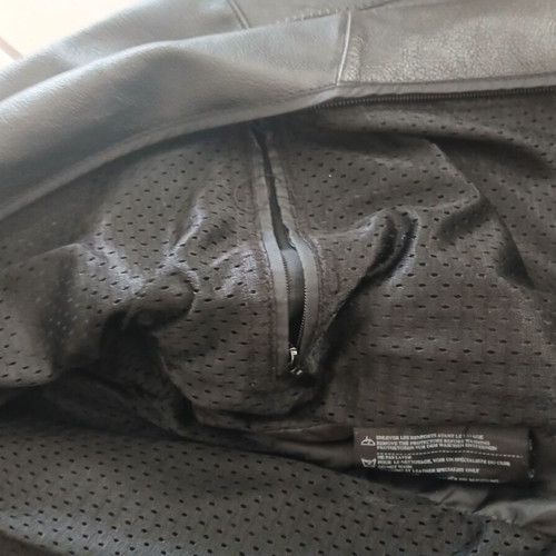 Bering leather jacket used, black, size M