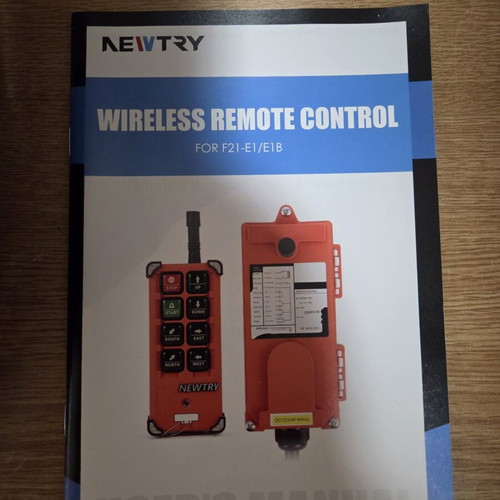 Newtry F21-E1B Industrial Dual Transmitter Wireless Remote Control