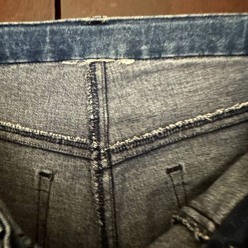 Shein flare jeans with slits at bottom like new, size XL