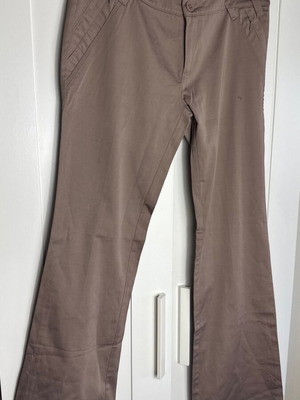 Piazza Italia women's pants beige brown used, size 46