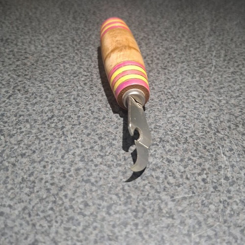 IDEAL PATENTA bar tool and opener with wooden turned handle