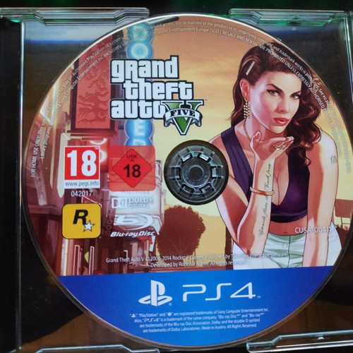 Grand Theft Auto V for PS4 used, disc only
