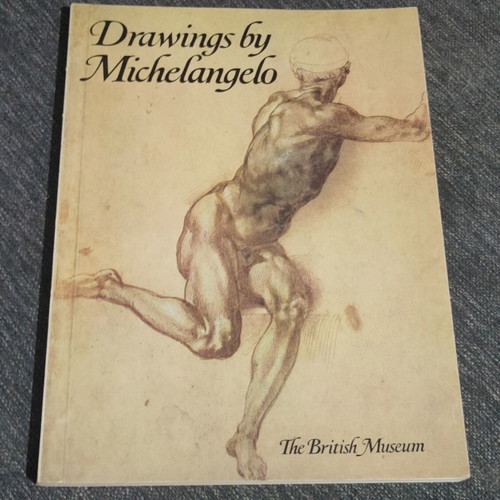 Drawings by Michelangelo vintage art book used, British Museum 1975