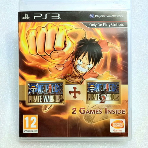 PS3 One Piece 1 & 2 Pirate Warriors like new, complete English version
