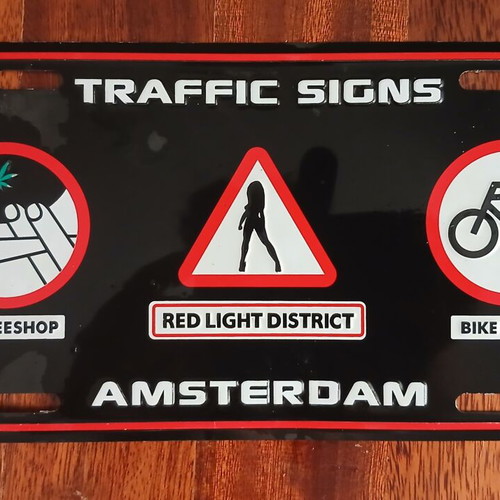 Amsterdam decorative sign like new
