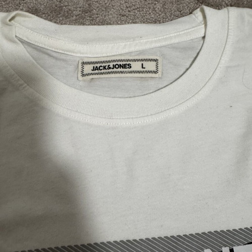 Jack & Jones men's t-shirt white like new, size S/M