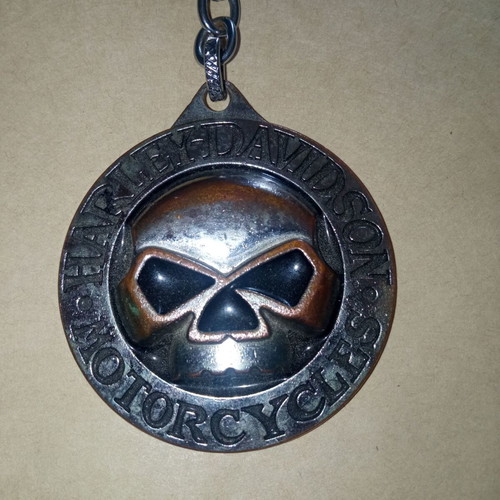 Harley Davidson Willie G Skull keychain used