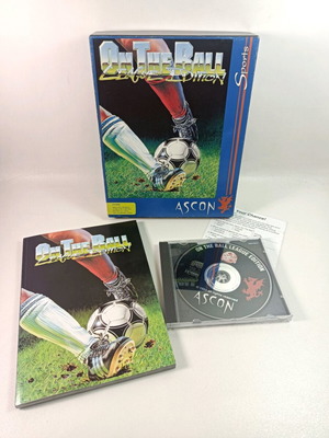 On the Ball League Edition PC used, big box with manual and CD