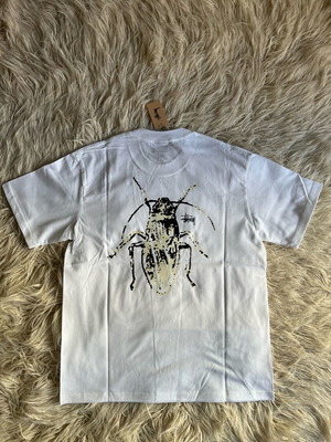 Stussy Cockroach Tee new, size S-M, white