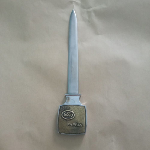 Vintage Esso Pappas Letter Opener used, 1960s