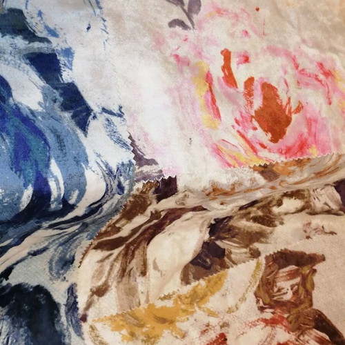 Fabric scraps quality new, decorative pieces