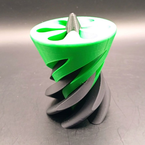 3D printed spiral cone fidget toy new, 10cm, stress relief toy