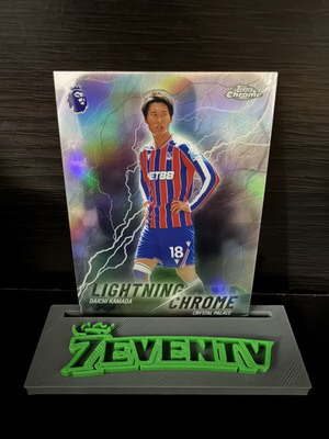 Topps Chrome Premier League 2026 Daichi Kamada Lightning Chrome Crystal Palace card