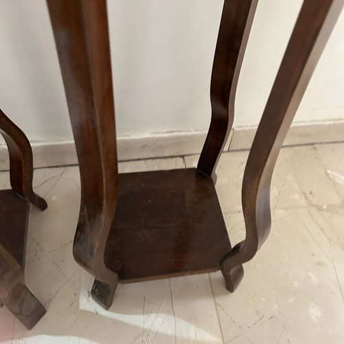 Vintage wooden plant stands set of 2, 1.04m, like new