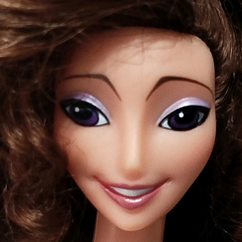 Disney Megara Mattel doll used with flaws