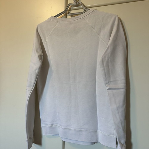 Nike women's long-sleeve sweatshirt like new, white with logo