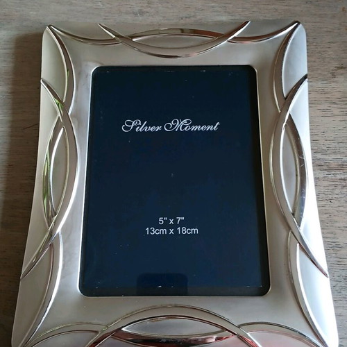 Silver plated photo frames used, vintage pack of two