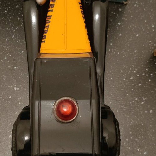Tin toy FBI LYRA no 650 used with missing parts