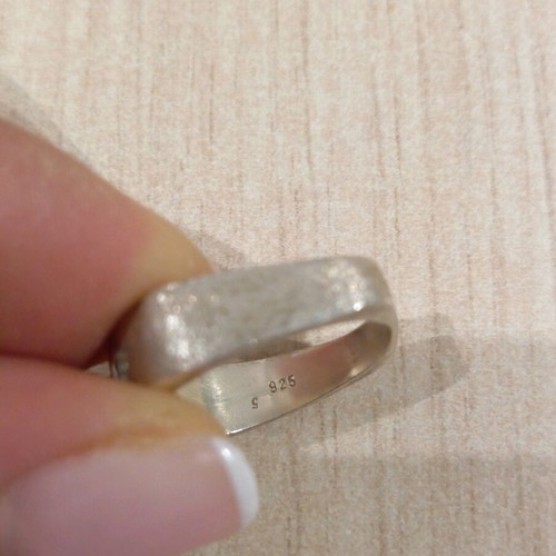 Silver ring 925 with zircon like new