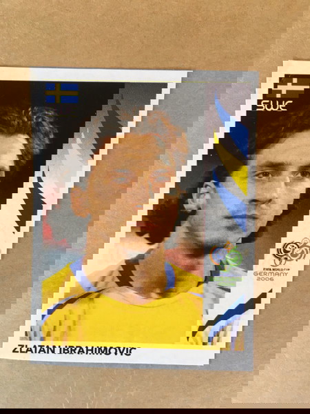 Αυτοκόλλητo panini Germany 2006 (ibrahimovic) κομμενο από αλμπουμ