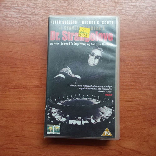 Dr Strangelove VHS collectible used, 1980s Stanley Kubrick