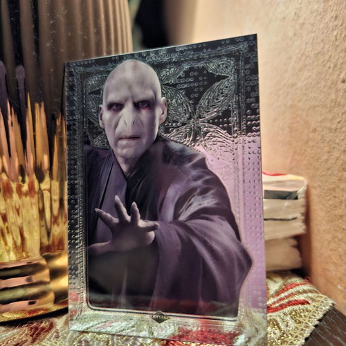 Harry Potter crystal card new, Lord Voldemort collectible
