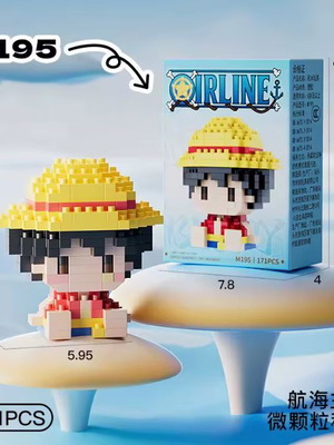 One Piece Monkey D Luffy building block set, 171 pieces