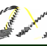  PCI-E Riser 009S 1X 16x Extender PCI E USB Riser Dual 6 Pin Adapter Card SATA 15pin For BTC Miner