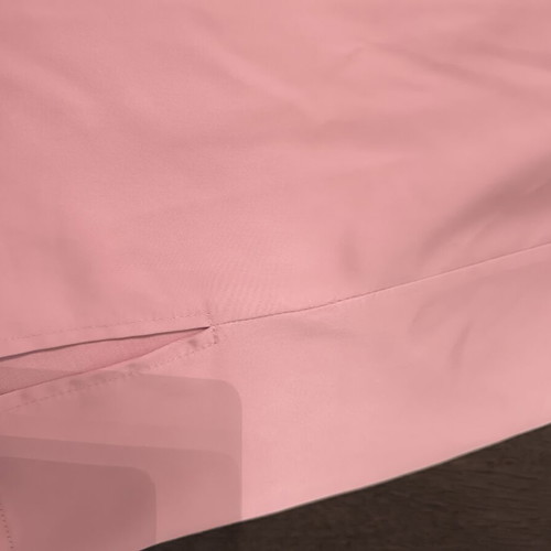 Pink Woman satin skirt new, pink, XS with front slit