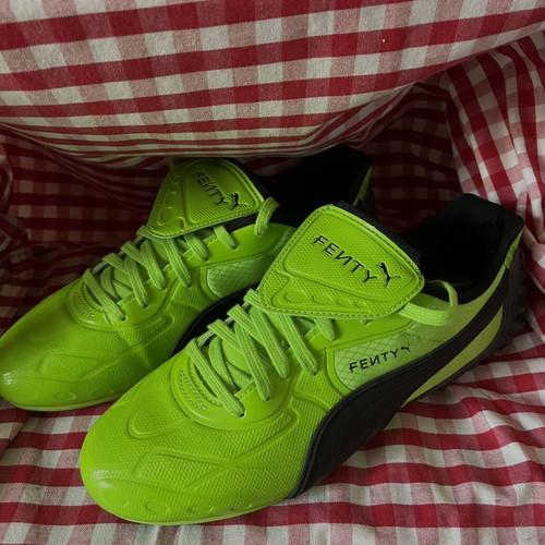 Fenty X Puma sneakers, green, size 40