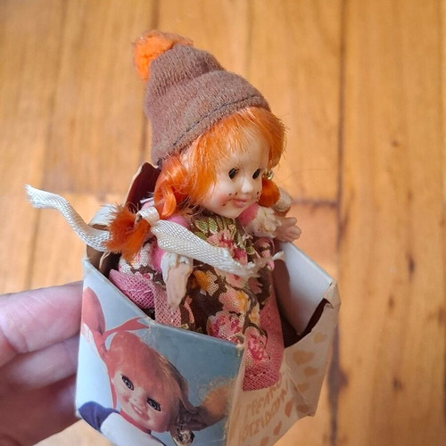 Vintage Pippi Longstocking doll by El Greco