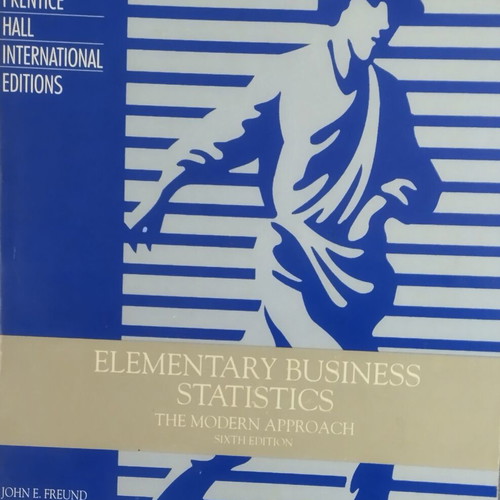 Elementary Business Statistics used statistics book