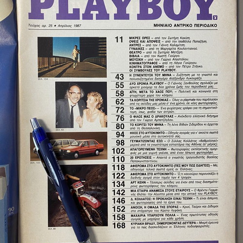 Playboy magazine April 1987 issue 25, collectible