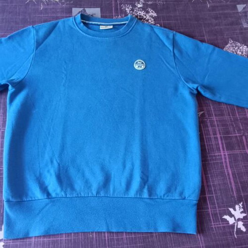North Sails sweatshirt size L like new, blue stonewashed