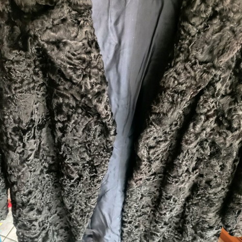 Astrakhan fur black like new