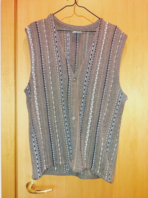 Kazaka winter vest brown used