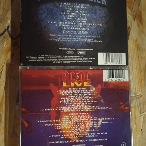 AC/DC Ballbreaker 1995 digipack CD + AC/DC Live 1992 2CD