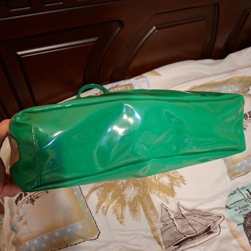 Armani Jeans handbag like new, rare green color