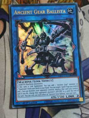 Ancient Gear Ballista κάρτα Yu-Gi-Oh! σαν καινούργιο